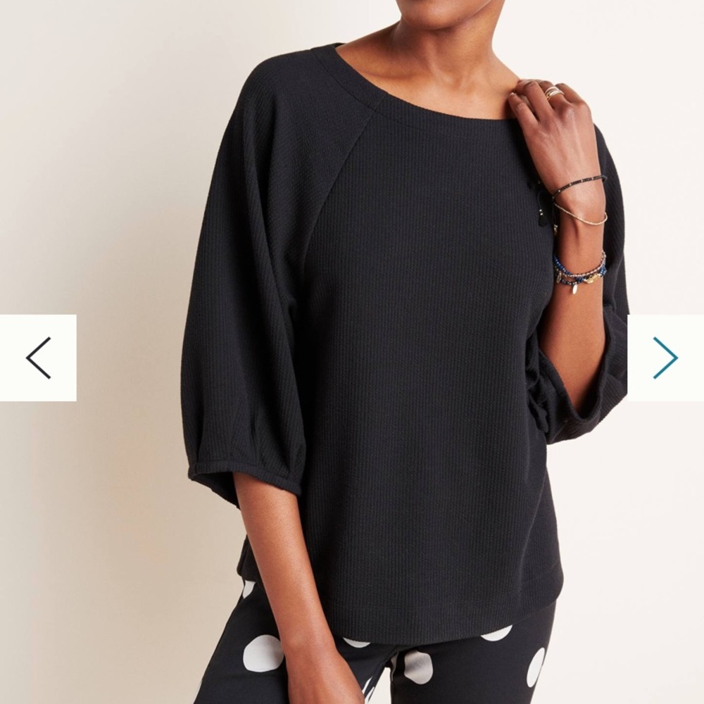 New Anthropologie Macie Knit Dolman Top - Picture 4 of 6